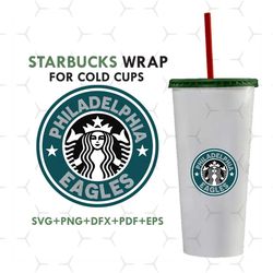 philadelphia eagles starbucks wrap svg, sport svg, philadelphia eagles svg, eagles svg, nfl starbucks svg, eagles starbu