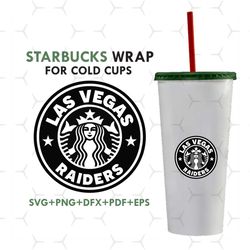 las vegas raiders starbucks wrap svg, sport svg, las vegas raiders svg, raiders svg, nfl starbucks svg, raiders starbuck