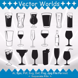 drink glass svg, drink glasses svg, drink, glass, svg, ai, pdf, eps, svg, dxf, png, vector