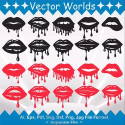 driping lips svg, driping lip svg, driping, lips, svg, ai, pdf, eps, svg, dxf, png, vector