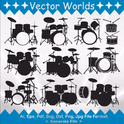 drum svg, drums svg, song, music, svg, ai, pdf, eps, svg, dxf, png, vector