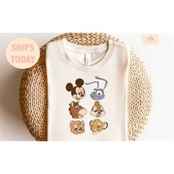 mouse shirt, family park shirt, chipmunk shirt, toy shirt, lion shirt, bug shirt, cat shirt, kids shirt, matching shirt,