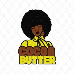 black girl african american cocoa butter svg