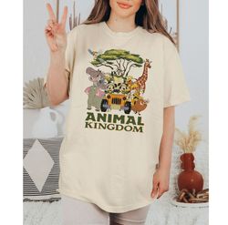 retro animal kingdom disney shirt, cute mickey and friends shirt, vintage disneyland minnie, pluto, donald, goofy, walt