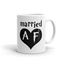 married af mug, married mug, husband gift, just married mug, husband mug, wife mug, groom mug, bride mug, wife gift wife