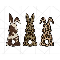 2 design leopard bunny png, groovy easter sublimationdesign, easter day png, easter png, bunny png, hand drawn easter cl