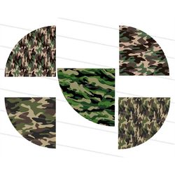 5x camo sleeve png bundle, sleeve sublimation design pack, camouflage patches, camo design sublimation png design, subli