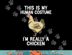 simple halloween costumes for men women funny chicken png, sublimation copy
