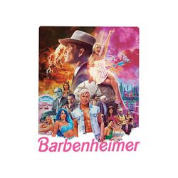 Retro Barbenheimer Characters PNG Movie 2023 PNG Download