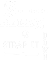 sit back relax strap it down chicago baseball hawk t shirt