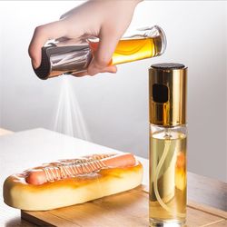 100ml olive oil sprayer oil spray bottle pump glass oil pot