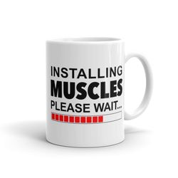 gym mug, fitness gift, work out gift, workout gift, coworker gift, coffee lover, boyfriend mug, motivation mug, motivati