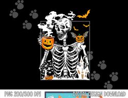Skeleton Drinking Coffee Lover Funny Halloween Skull png, sublimation copy