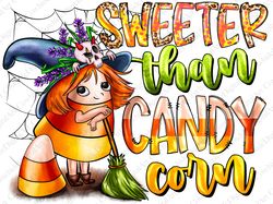 halloween png, western png, halloween png, spooky png,  sweeter than candy corn png, sublimation des