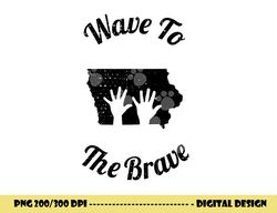 iowa wave to the brave childrens hospital football hero png, sublimation copy