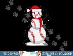 snowman baseball winter x-mas holida cool christmas gifts png, sublimation copy