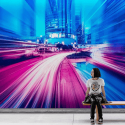 effect city photo wallpaper abstract 3d mural wallpaper motion speed