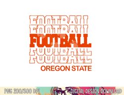 football oregon state in modern stacked lettering png, sublimation copy