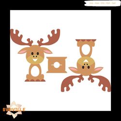 christmas baby reindeer svg, christmas svg, baby reindeer svg