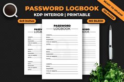 password logbook kdp interior