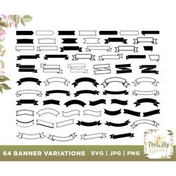 banner svg, banner svg bundle, banner clipart, banner png, banner vector, banner outline, ribbon svg, ribbon banner svg,