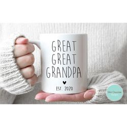 great great grandpa - pregnancy announcement, pregnancy reveal, new great grandpa gift, new baby announcement, baby reve