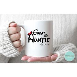 great auntie - great auntie, pregnancy announcement, pregnancy reveal, great aunt gift, new baby, baby reveal gift, cust