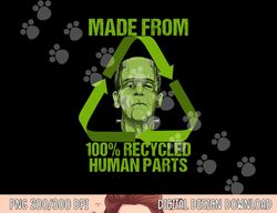 frankenstein made from 100 recycled human parts halloween png, sublimation copy