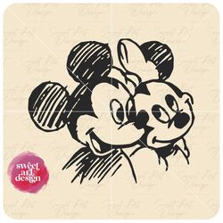 minnie mouse sketch version svg, family trip vacation svg, customize gift svg, vinyl cut file, svg, pdf, jpg, png, ai pr