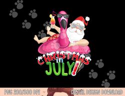 funny christmas in july shirt summer flamingo float xmas png, sublimation copy