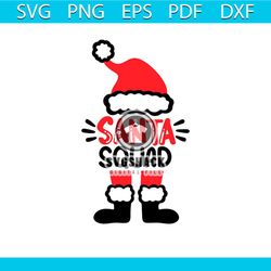 christmas elf santa squad svg, christmas svg, christmas elf svg, santa hat svg