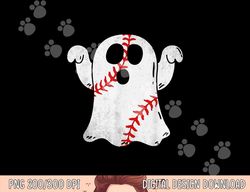 funny halloween costume baseball ghost baseball lover png, sublimation copy