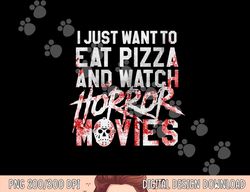 funny horror movie fan gift - halloween pizza  png,sublimation copy