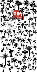 palm tree svg, palm tree silhouette svg, palm tree png, palm tree svg bundle, palm tree clipart svg