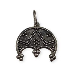 women's pendant lunar code s60115md, medallion completely sterling silver 925