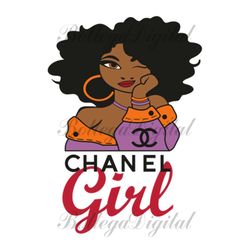 chanel girl svg