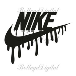 dripping nike logo svg