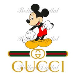 gucci mickey mouse logo svg