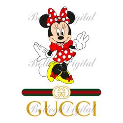 gucci minnie mouse logo svg