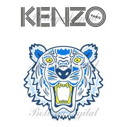 kenzo paris lion head svg