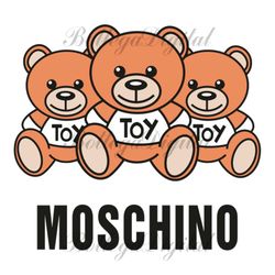 moschino bear svg