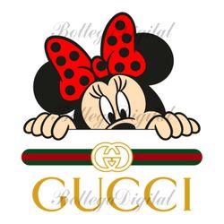 minnie mouse gucci logo svg