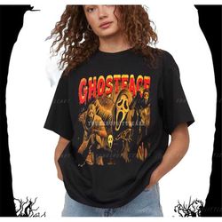 Scream Movie Ghostface Vintage T Shirt, Vintage 90s Scary Movies Halloween Horror Tee, Horror Movie Tee, Scream Merch, H