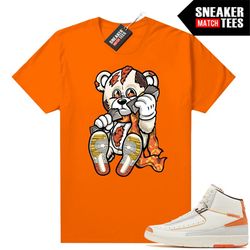 maison chateau rogue 2s to match sneaker match tees orange 'money bear'