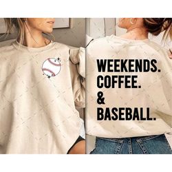weekends coffee and baseball svg, baseball mom shirt, coffee lovers png, mama love coffee svg, baseball mom svg,