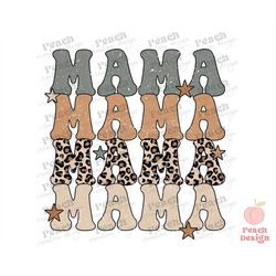 leopard mama png, mama sublimation, retro mama png, vintage mama mng, mother's day png, sublimation design, digital down