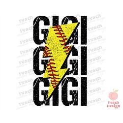 softball gigi png, sports mama png, softball mama png, grandma png, softball png, distressed lightning bolt mom png, gif