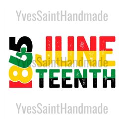 1865 juneteenth sublimation svg, juneteenth day svg, 19th juneteenth svg, 1865 juneteenth, black independence day, freed