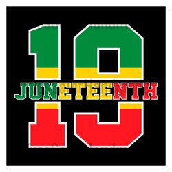 19th juneteenth sublimation svg, juneteenth day svg, jubilee day svg, black independence day, freedom day, freedom junet