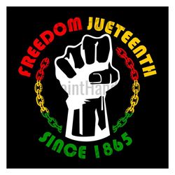 freedom juneteenth since 1865 svg, juneteenth day svg, juneteenth sublimation, juneteenth clipart, juneteenth design, fr